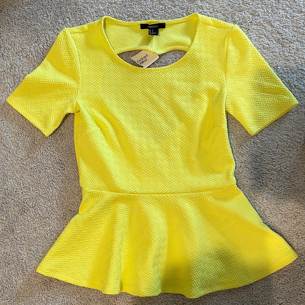 Forever 21 peplum top